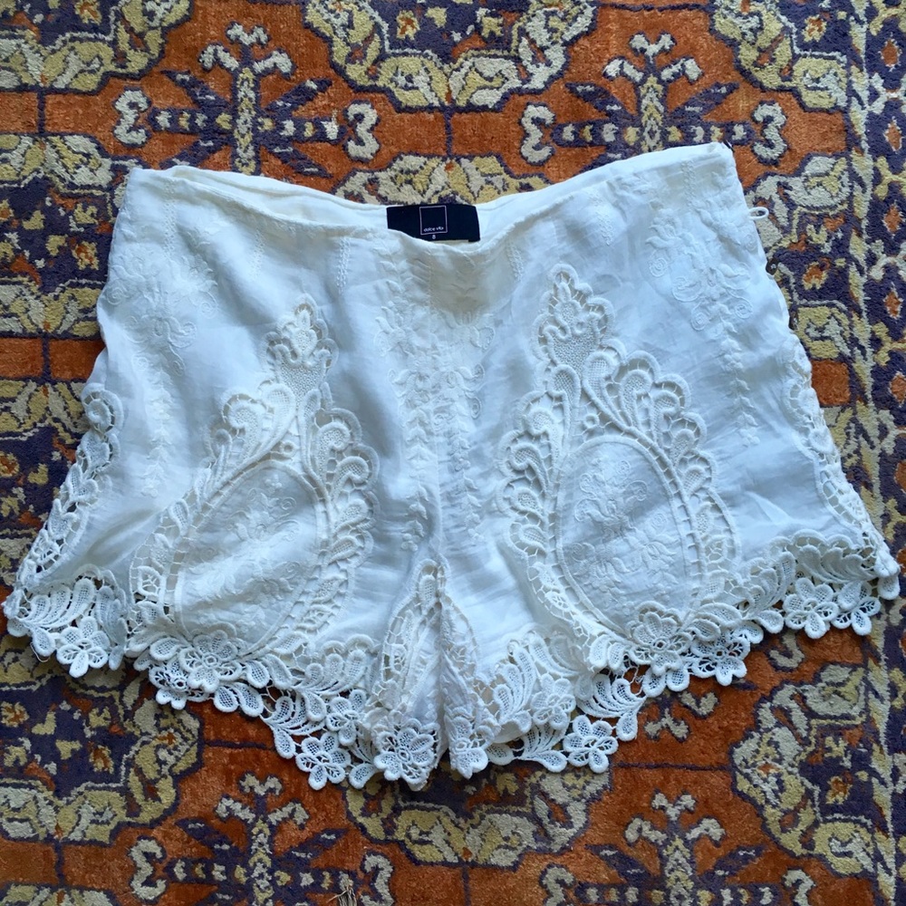 Dolce Vita Lace Shorts from Anthropologie